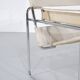 "B3 Wassily" armchair in fabric by Marcel Breuer for Gavina, 1925.