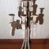 Wooden candlestick