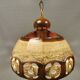 Ceramic hanging lamp, Danish from the 1970s.
