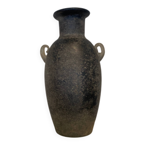 Vase en verre à scavo