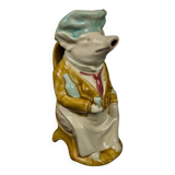 Zoomorphic pitcher pig hotelier waiter