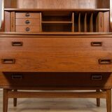 Mid-Century Teak Shelf by Johannes Sorth for Bornholm, Denmark, 1960s