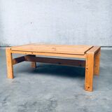 Scandinavian Modern Design Solid Pine Coffee Table, 1970s