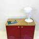 Red lacquered buffet - Hollywood Regency, 1980s