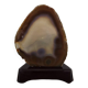 Vintage agate stone lamp