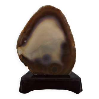 Vintage agate stone lamp