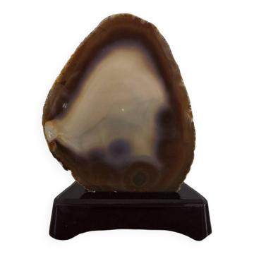 Vintage agate stone lamp