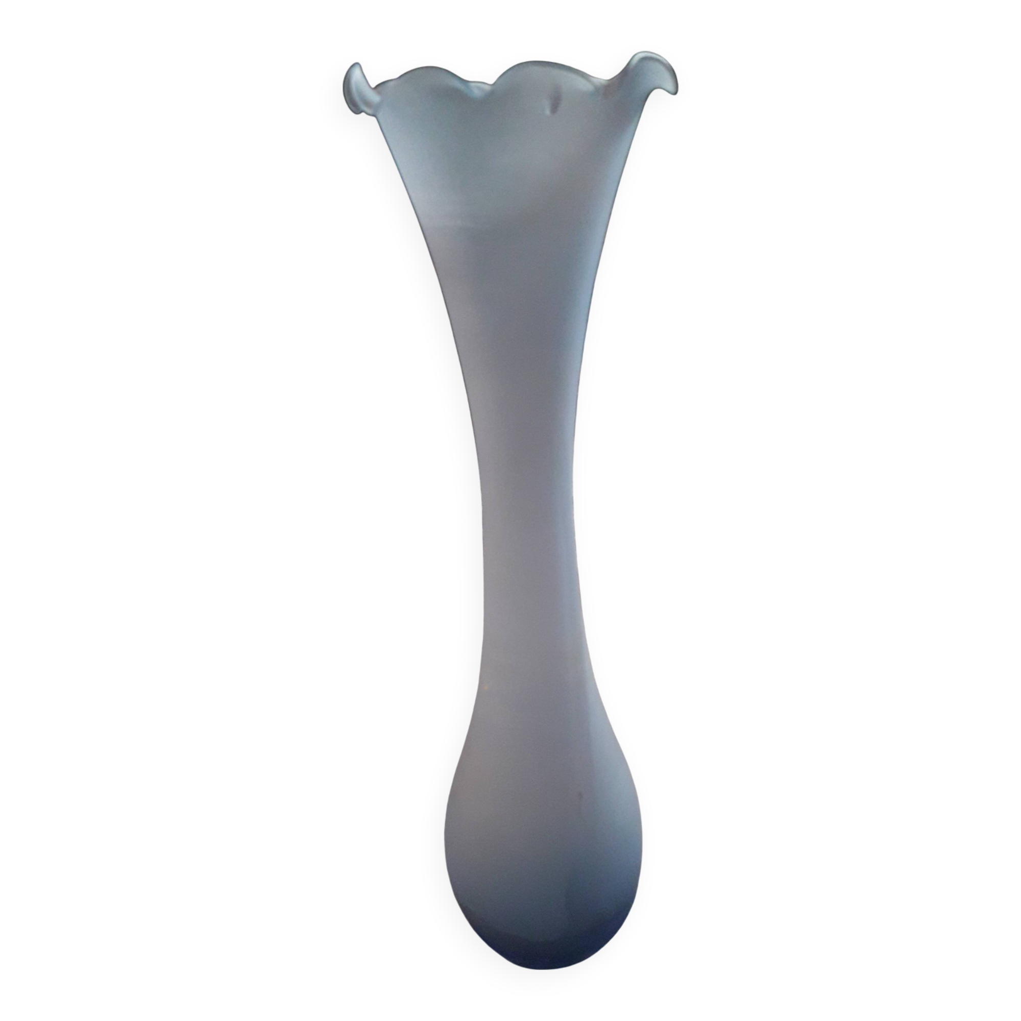 Vintage glass soliflore vase