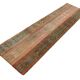 2x9 Vintage Coral Orange & Green Turkish Runner Rug, 70x275Cm