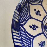 Cobalt blue Moroccan plate