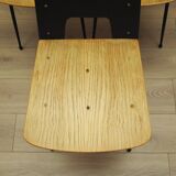 Set of six chairs, Italian design, 1950s, designer: Carlo Ratti, manufactur