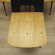 Set of six chairs, Italian design, 1950s, designer: Carlo Ratti, manufactur