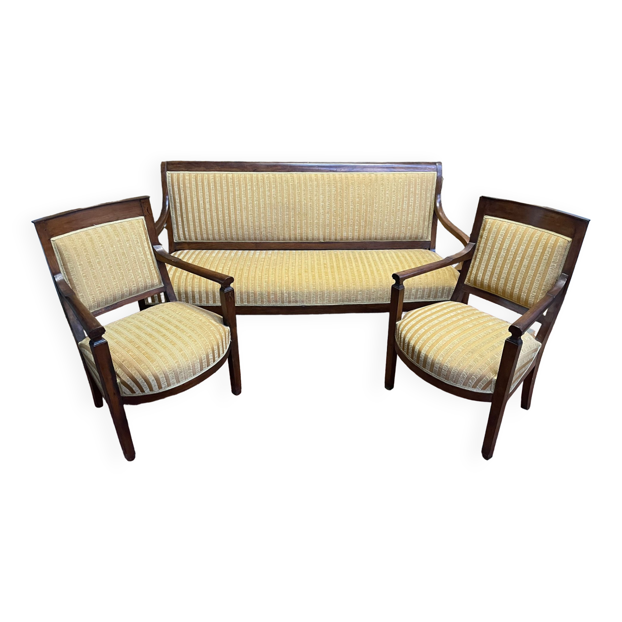 Empire walnut period living room