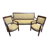 Empire walnut period living room