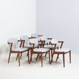 Schou Andersen set of six teak ‘model 42’ dining chairs – Kai Kristiansen
