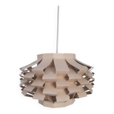 Beige metal pendant from the 1950s or 1960s.