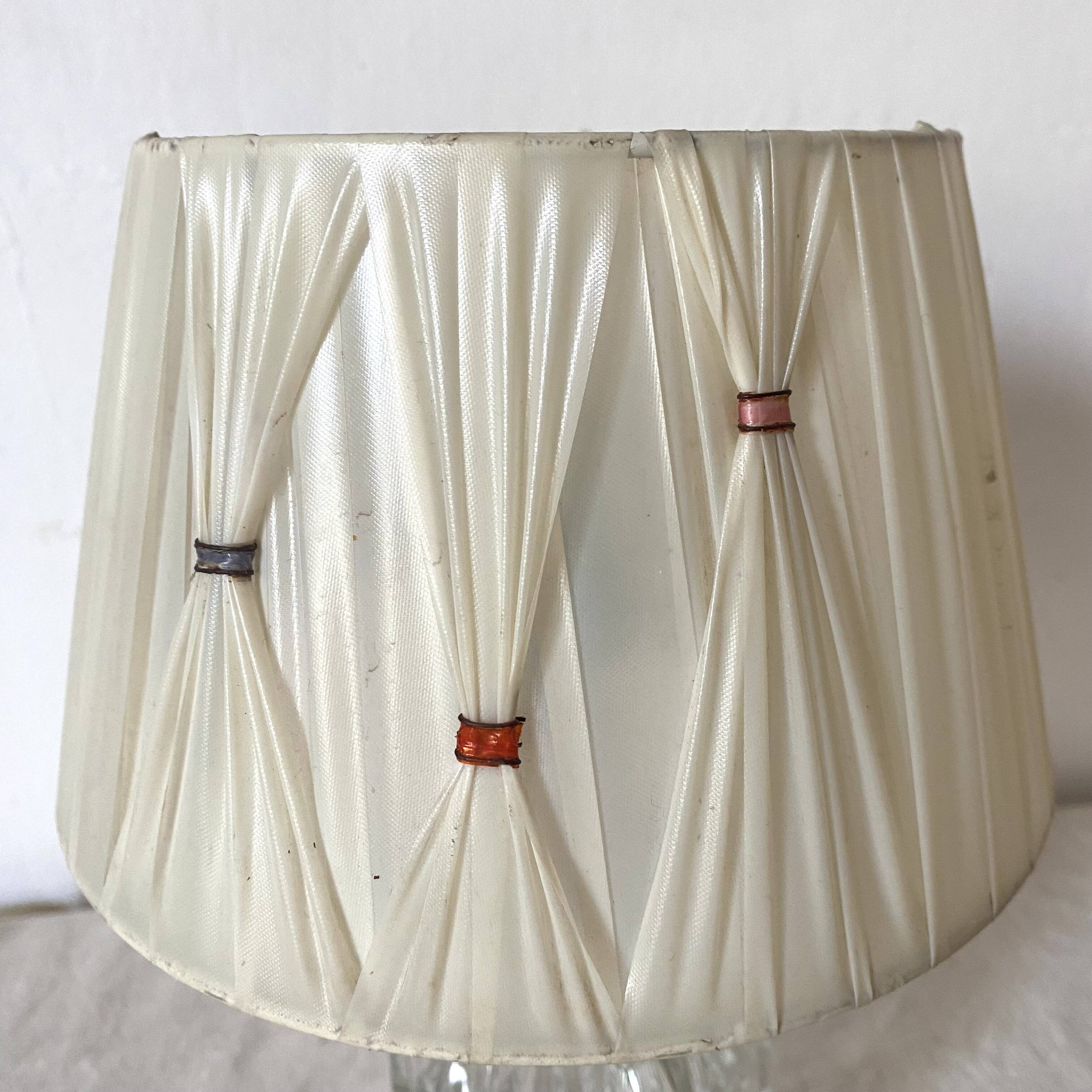 Murano glass bedside lamp from the 60s