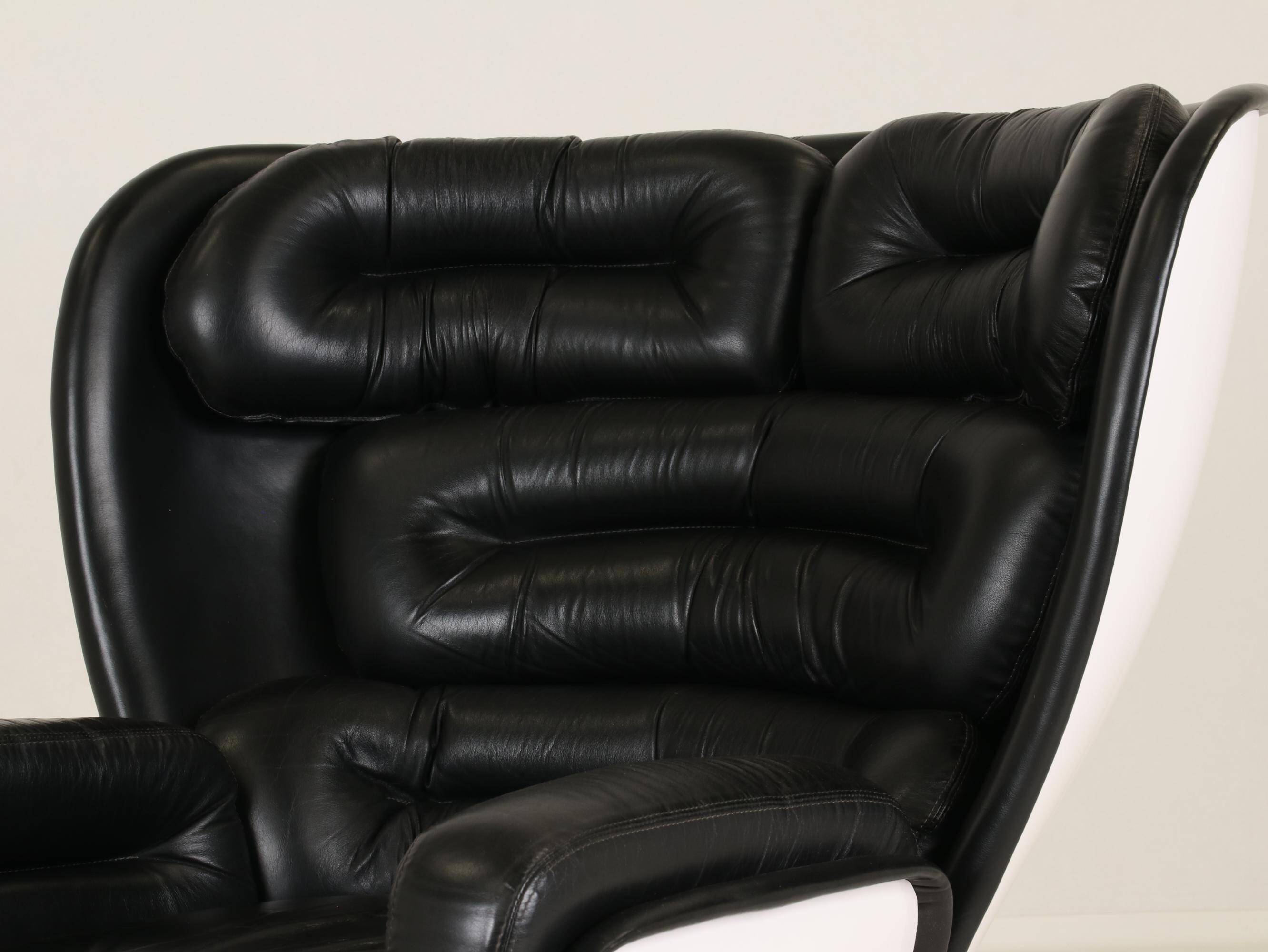 Elda Chair and Ottoman by Joe Colombo for Comfort, Italy, 1970s