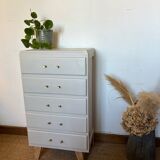 Vintage chiffonier with compass feet