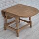 1970s, Danish foldable side table, solid oak wood, original condition.