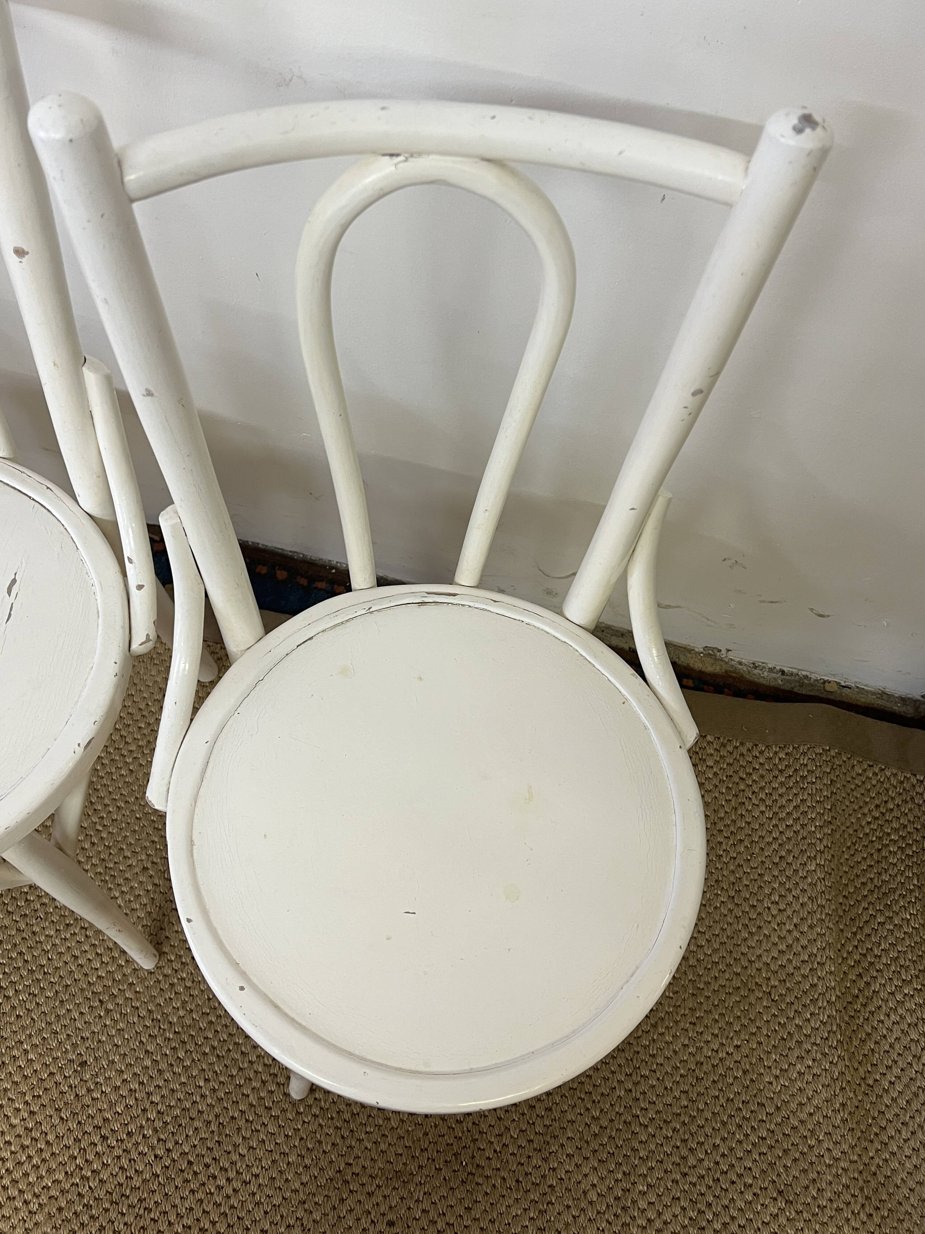 Set of 4 vintage bistro chairs