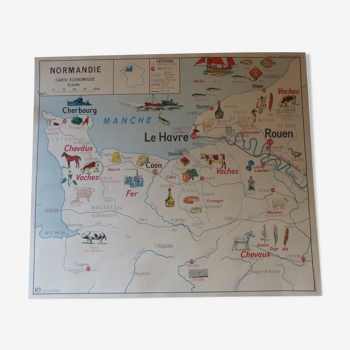 Normandy Economic Map and Paisian Basin