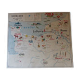 Normandy Economic Map and Paisian Basin