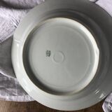 Round dish in Limoges porcelain