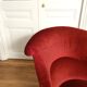 Fauteuil crapaud velours