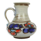 Blue Orange Vintage Vase West Germany Üebelacker Keramik 1808-20