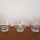 Lot de 3 verres art deco