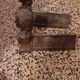 2 cast iron chenets