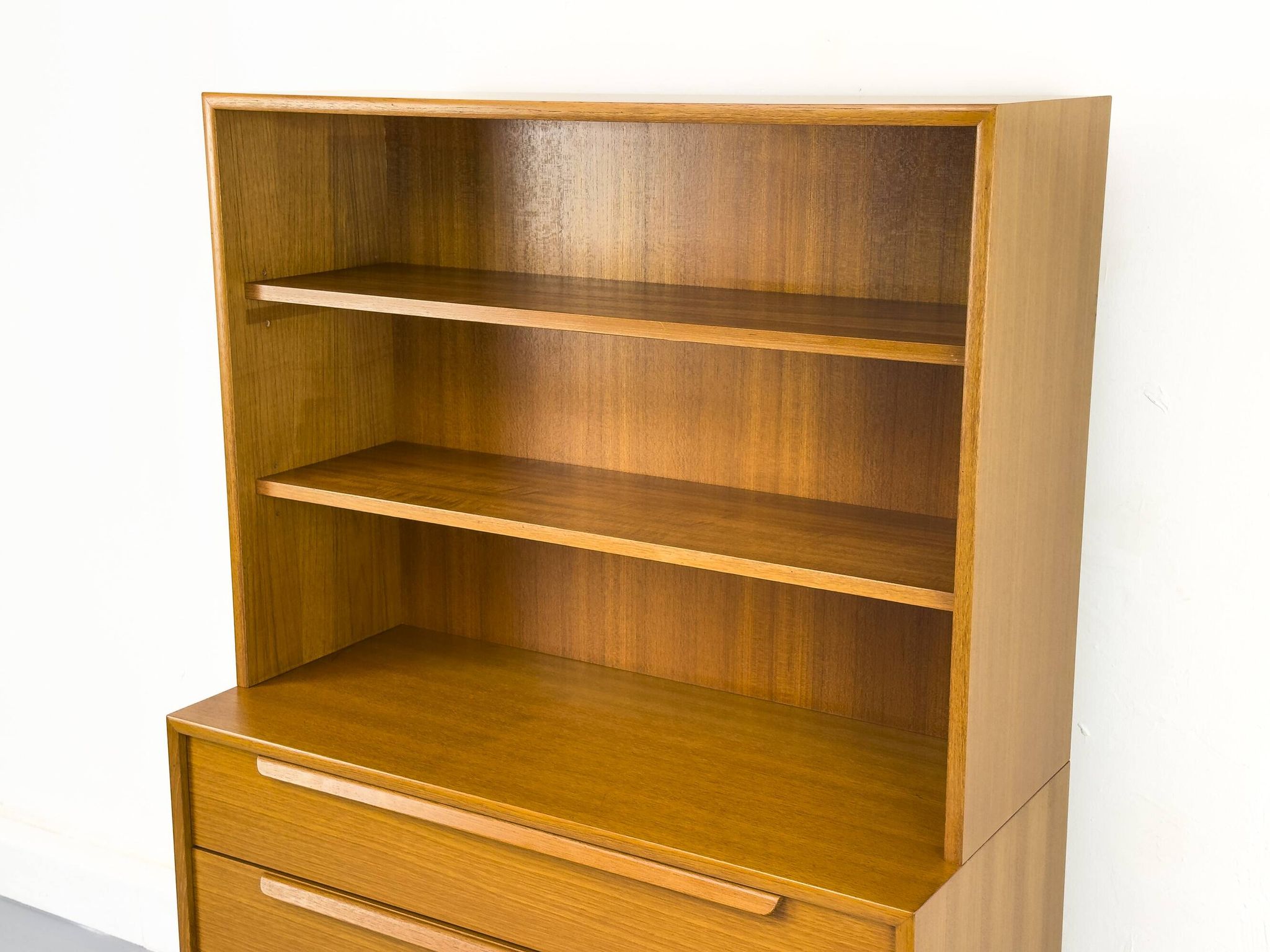 Teak bookcase with drawers from WK Möbel, 1960s