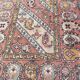 Vintage sinkiang carpet for handmade corridor 90x358 cm