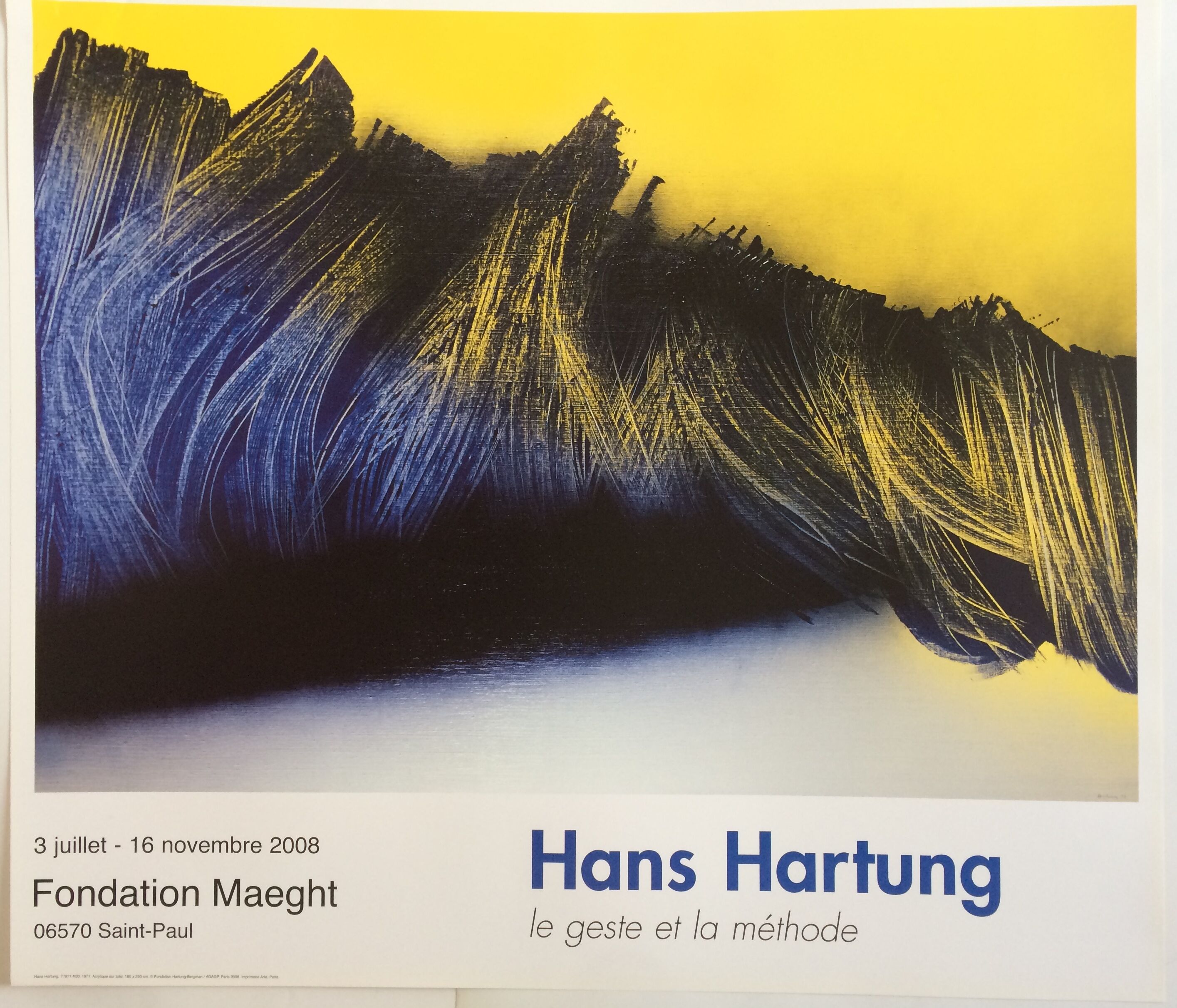 Four-color exhibition poster