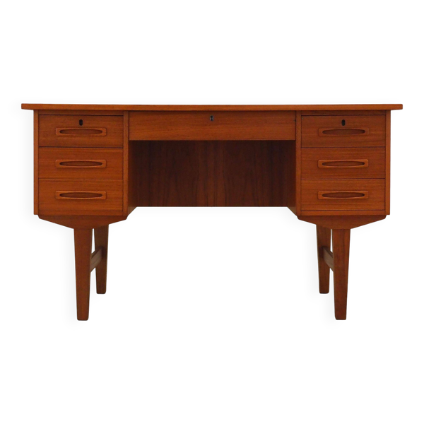 Bureau en teck, design danois, années 1960, production : Danemark