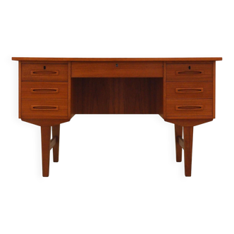 Teak desk, Danish design, 1960s, production: Denmark