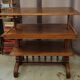 Serving table with mechanism