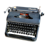 Olympia typewriter in black metal