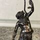 Silenus, bronze sculpture after the antique, 19th century