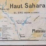 Vintage Vidal Lablache Algeria Tunisia No. 11 school map