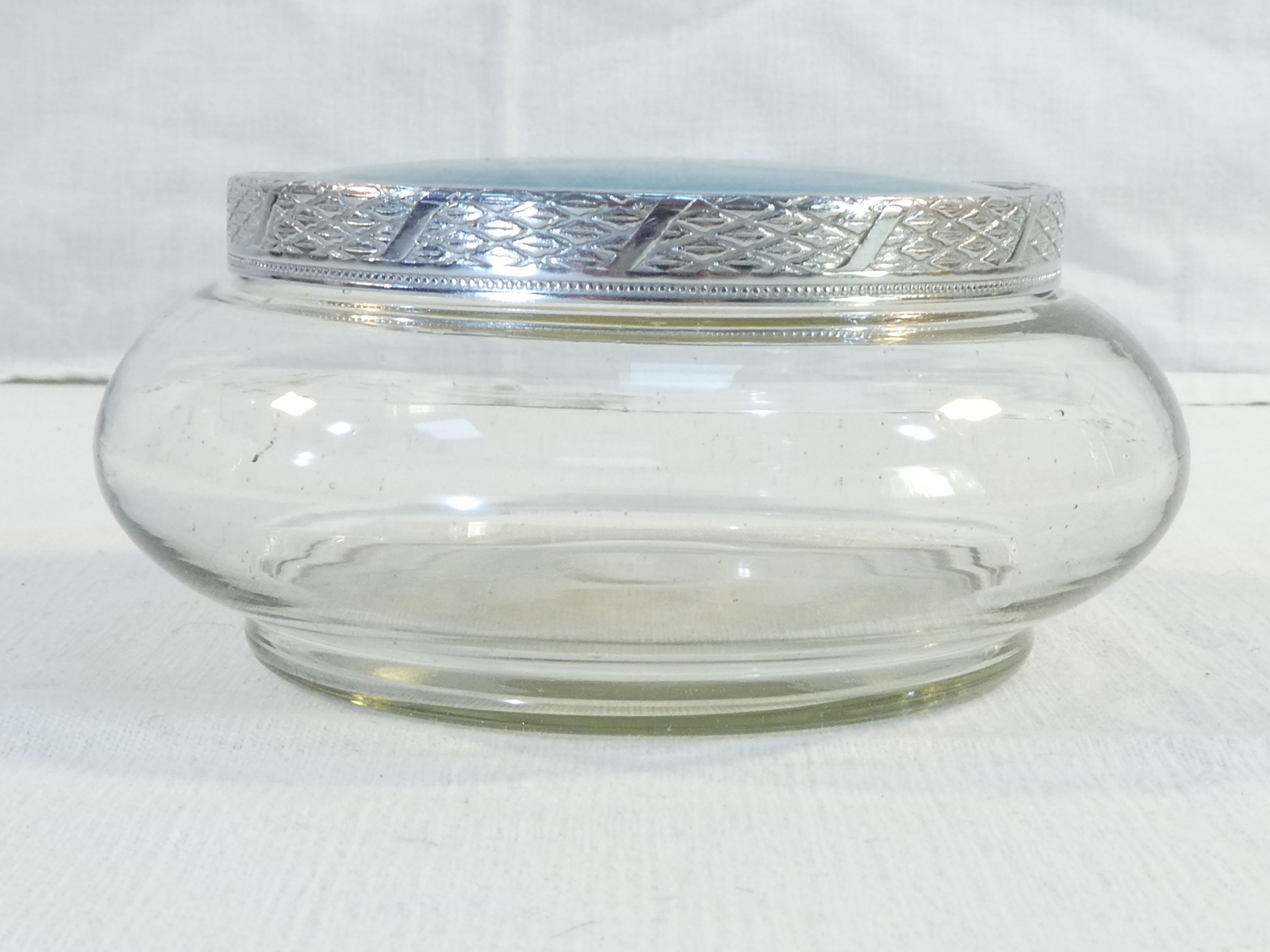 HILL RAYMOLOID glass cotton box
