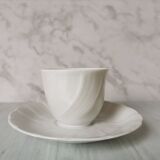 Porcelain cups and saucers Limoges Bernardaud