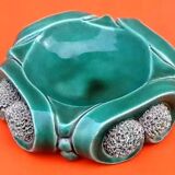 Art Deco 1940. Ashtray / catch-all. Glazed ceramic.