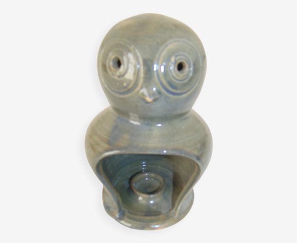 Bougeoir gres zoomorphe oiseau