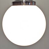 Art Deco opaline ball pendant light circa 1930