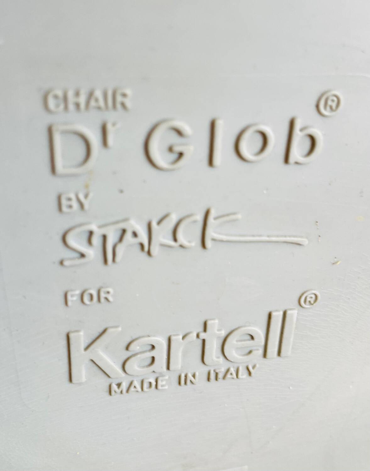 PHILIPPE STARCK chair (BORN IN 1949) DR GLOB, 1985-1989