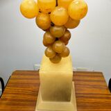 Lampe italienne des années 70 en albâtre