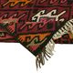 Turkish Handwoven Vintage Herki Kilim 84 cm x 345 cm