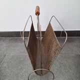 Metal magazine rack 1960